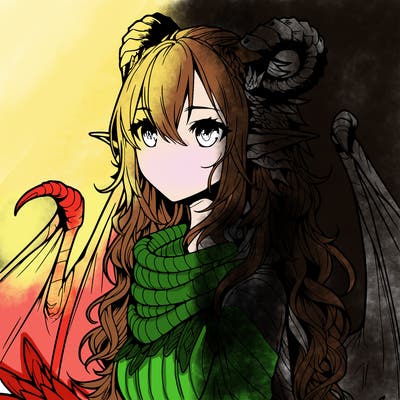 dragon girl realistic fantasy