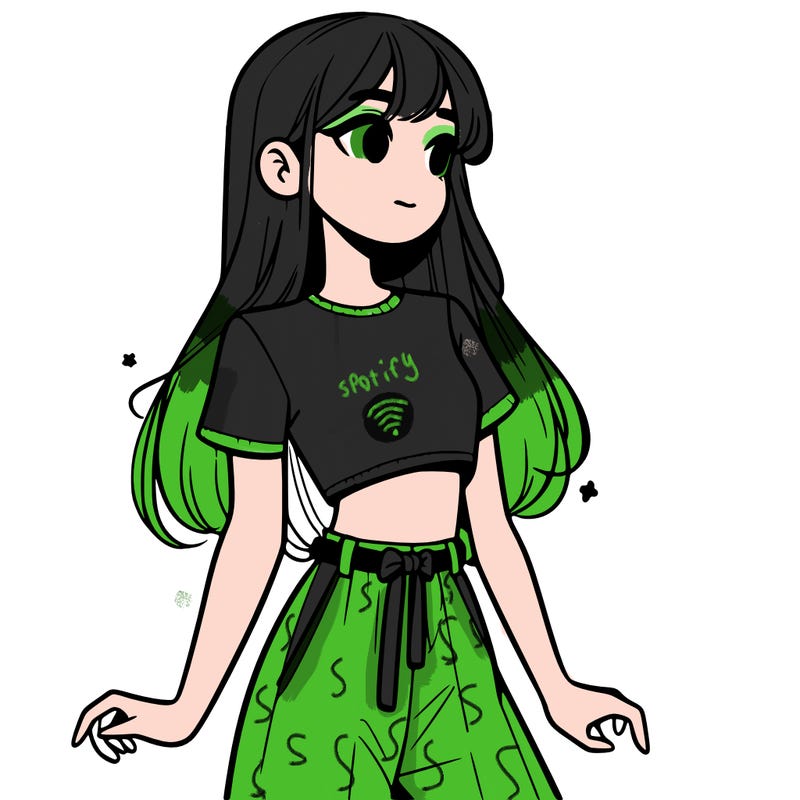 girl in a cute crop top