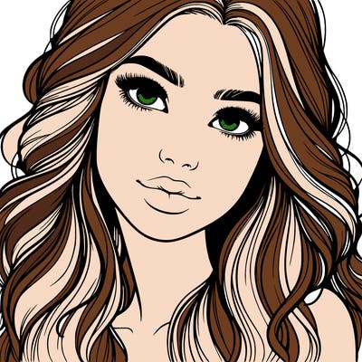 beautiful realistic girl