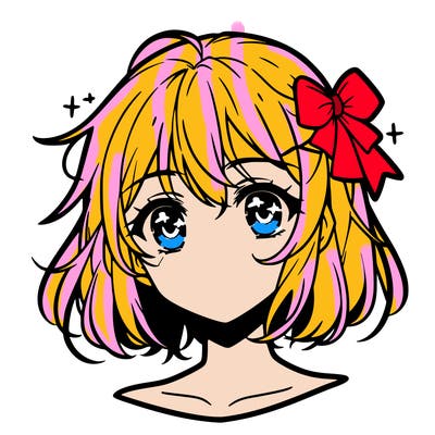 anime girl face