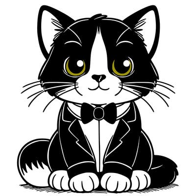 tuxedo cat