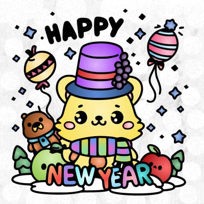 message : happy new year