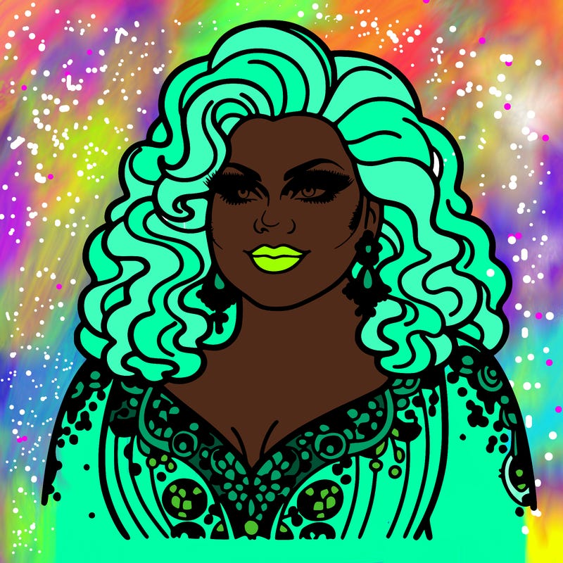 realistic plus size drag queen
