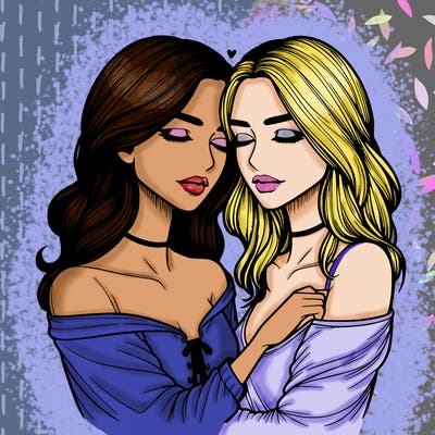 realistic girls in love