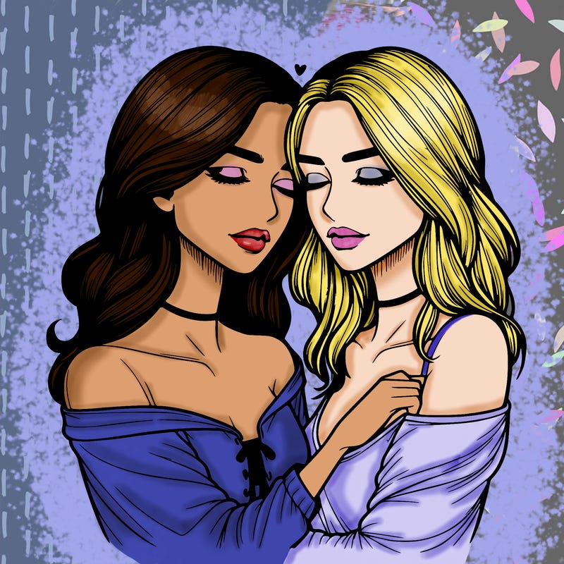 realistic girls in love