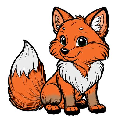 realistic fox