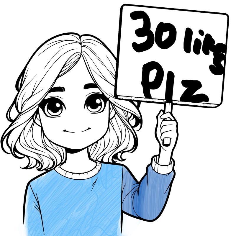 realistic girl holding up a sign