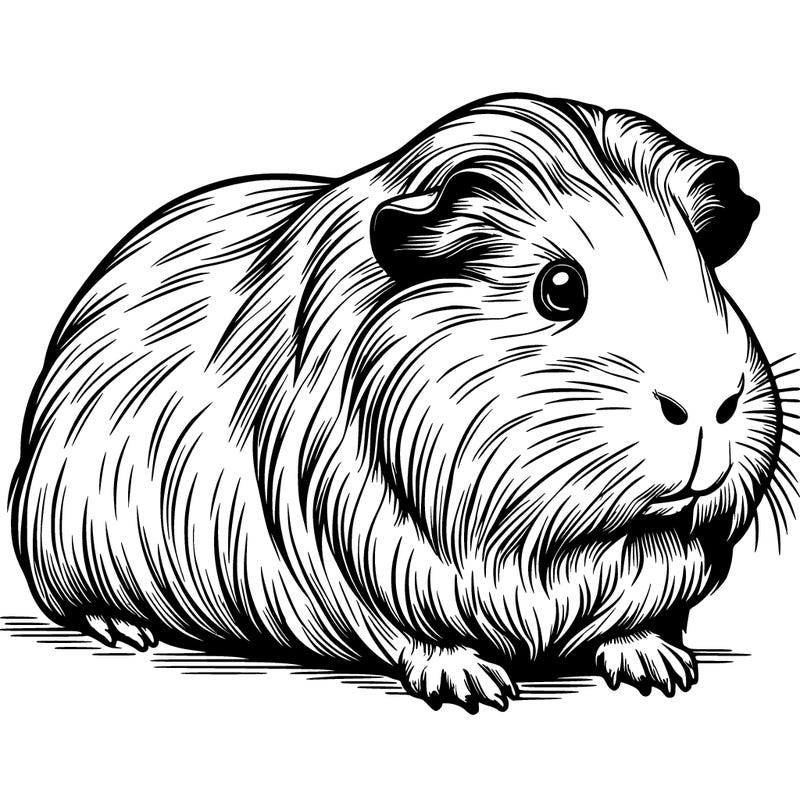 realistic guinea pig