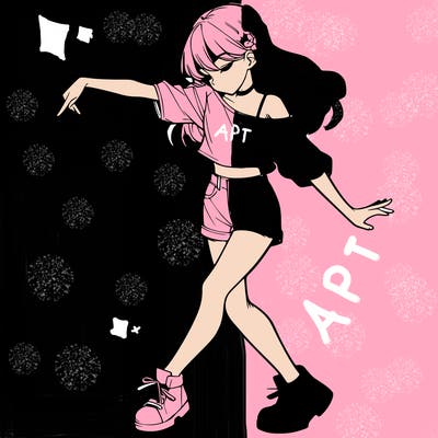 realistic girl danceing