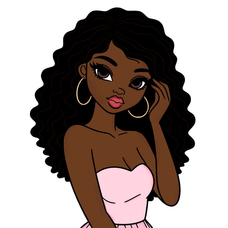 beautiful black girl