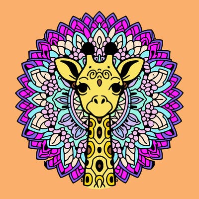 ziraffe mandala