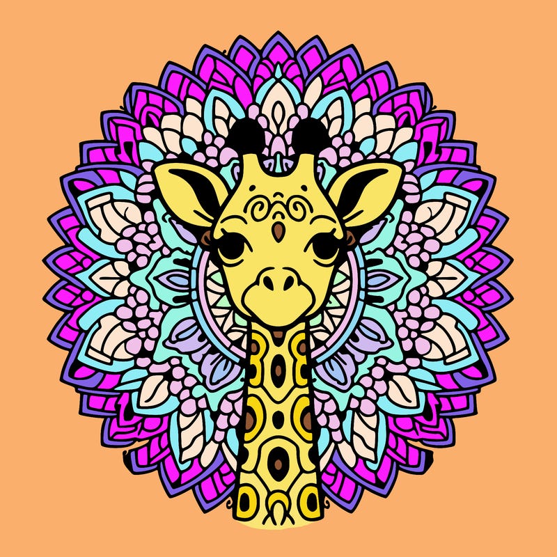 ziraffe mandala