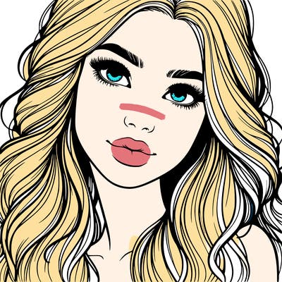 beautiful realistic girl