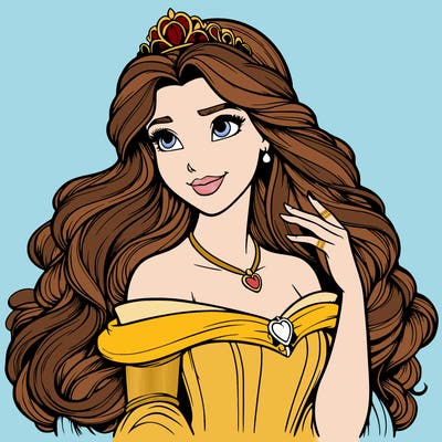 realistic disney princess