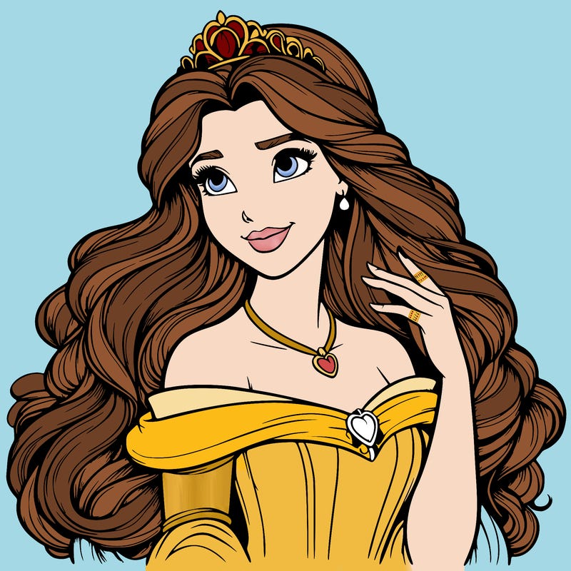 realistic disney princess