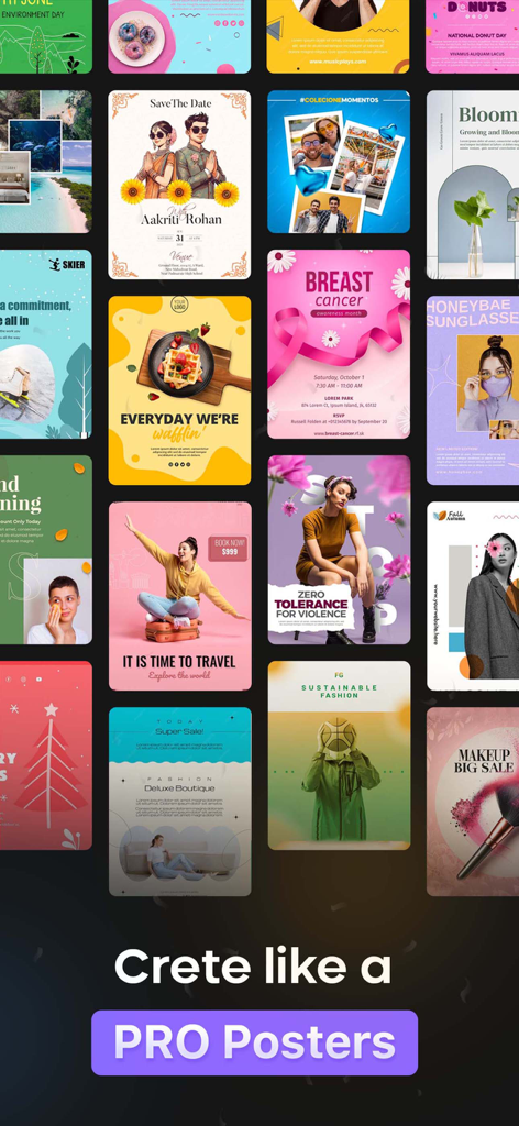 Une collection de modèles de flyers et d'affiches professionnels pour les entreprises et les réseaux sociaux