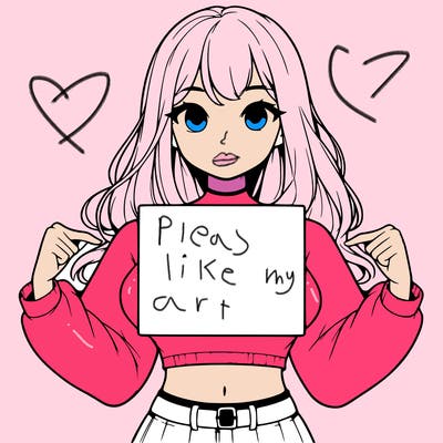 girl holding a blank sign in a long sleeve crop top