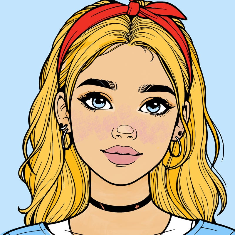 realistic teenage girl