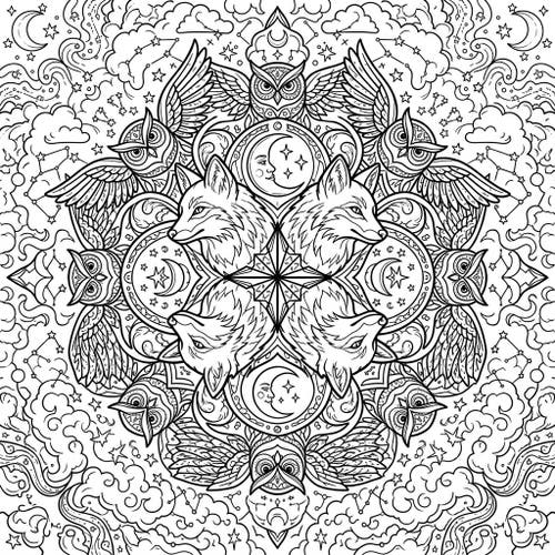 Fox Mandalas