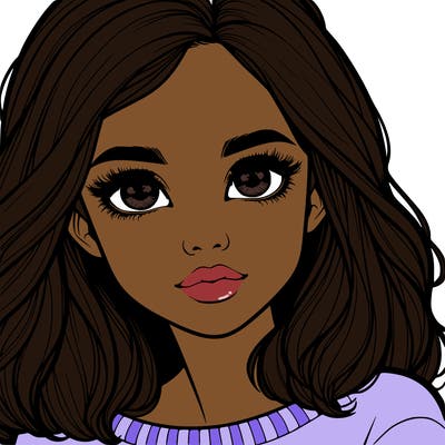 realistic girl whith cute eyes