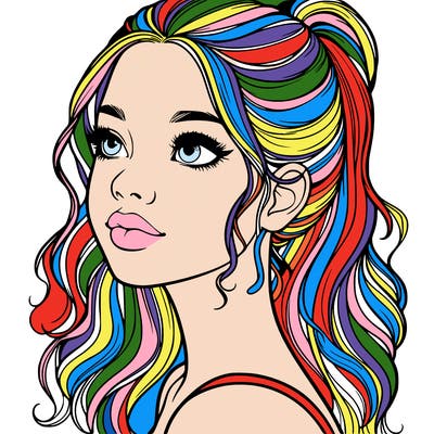 beautiful realistic girl