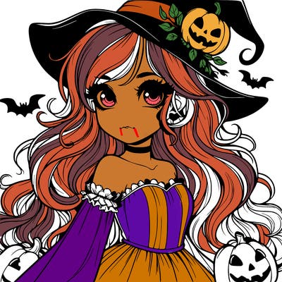 realistic girl halloween