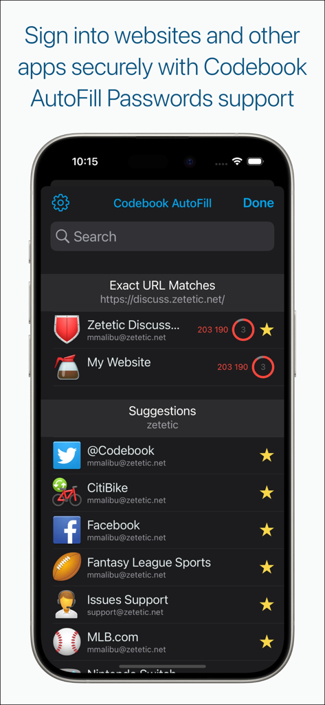 Codebook Password Manager - Productivity App | MWM