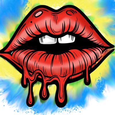 lips that look realistic and drip
