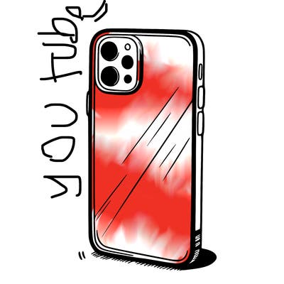a plain phone case