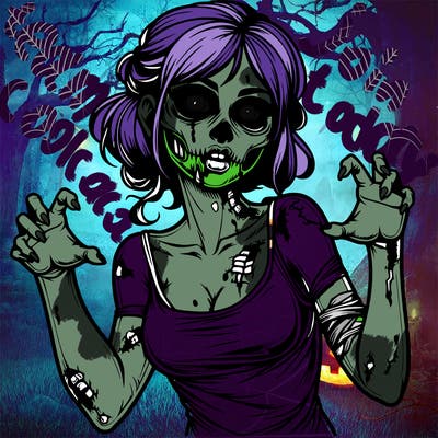 realistic zombie girl