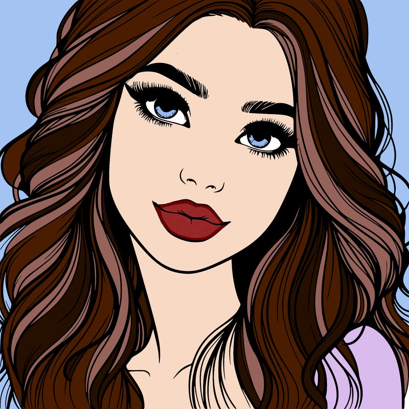 beautiful realistic girl