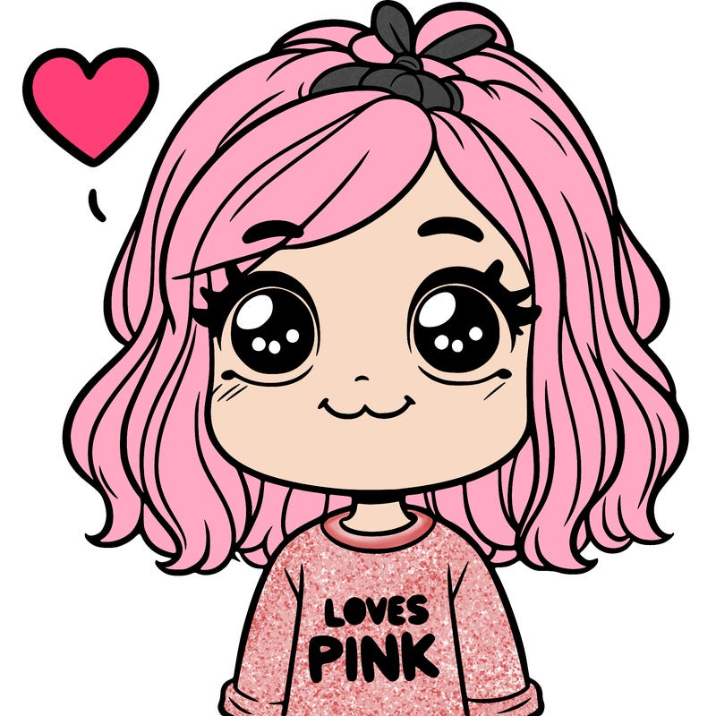 girl that loves pink