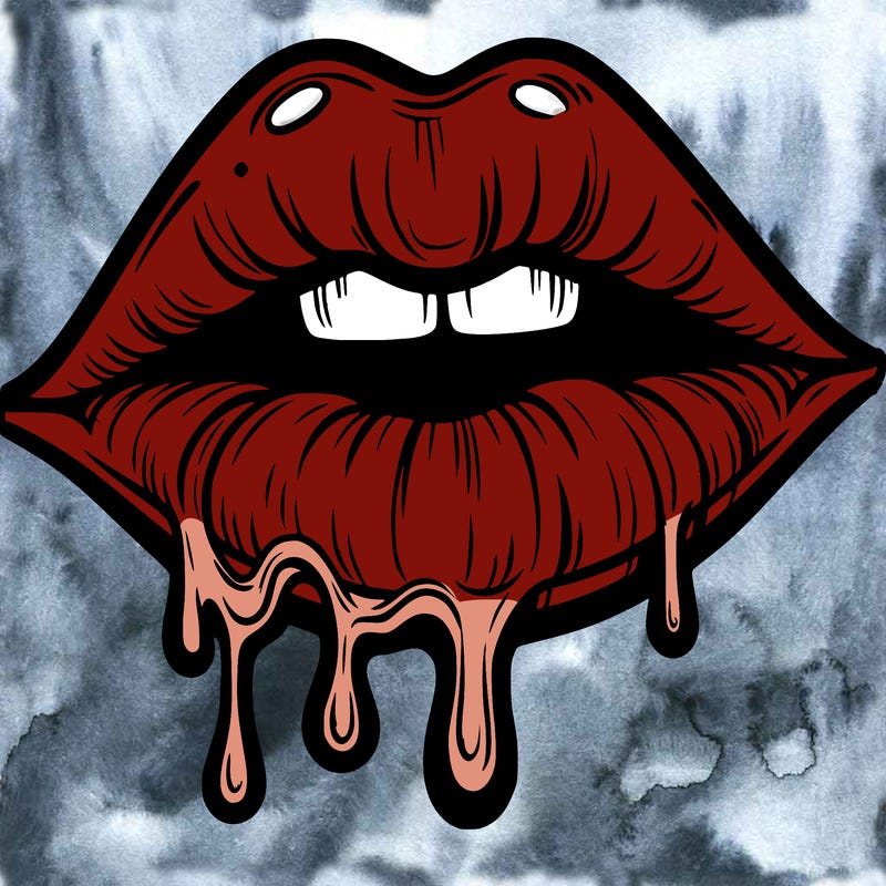 lips that look realistic and drip