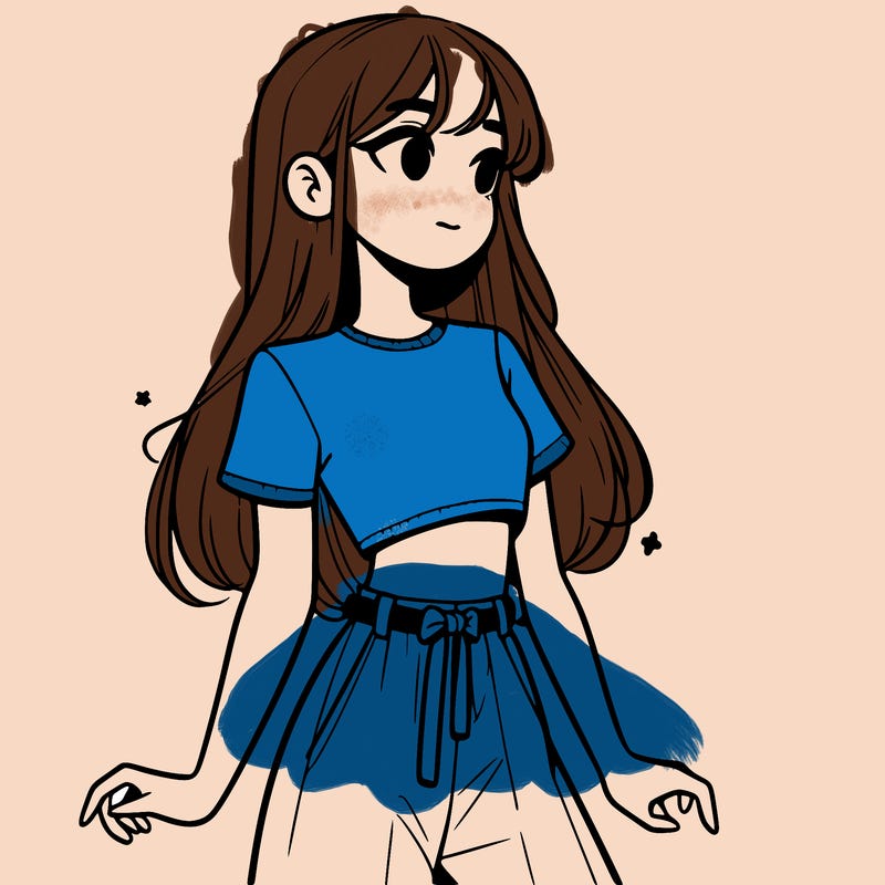 girl in a cute crop top