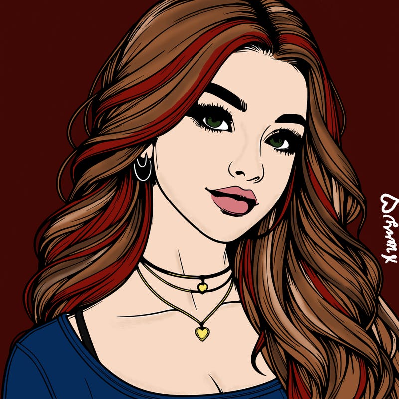 detailed realistic girl