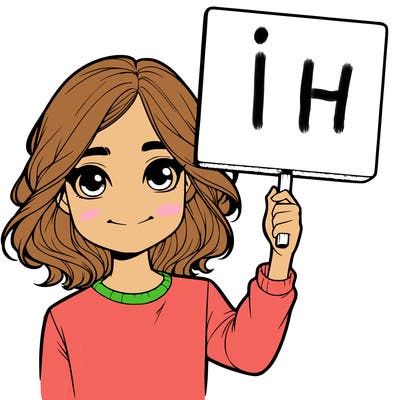 realistic girl holding up a sign