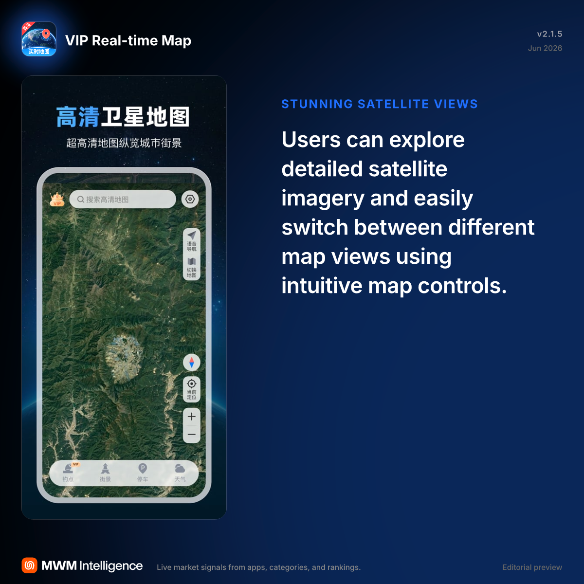 VIP Real-time Map - Navigation App | MWM