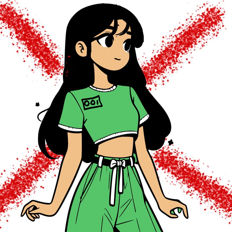 girl in a cute crop top