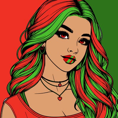 detailed realistic girl