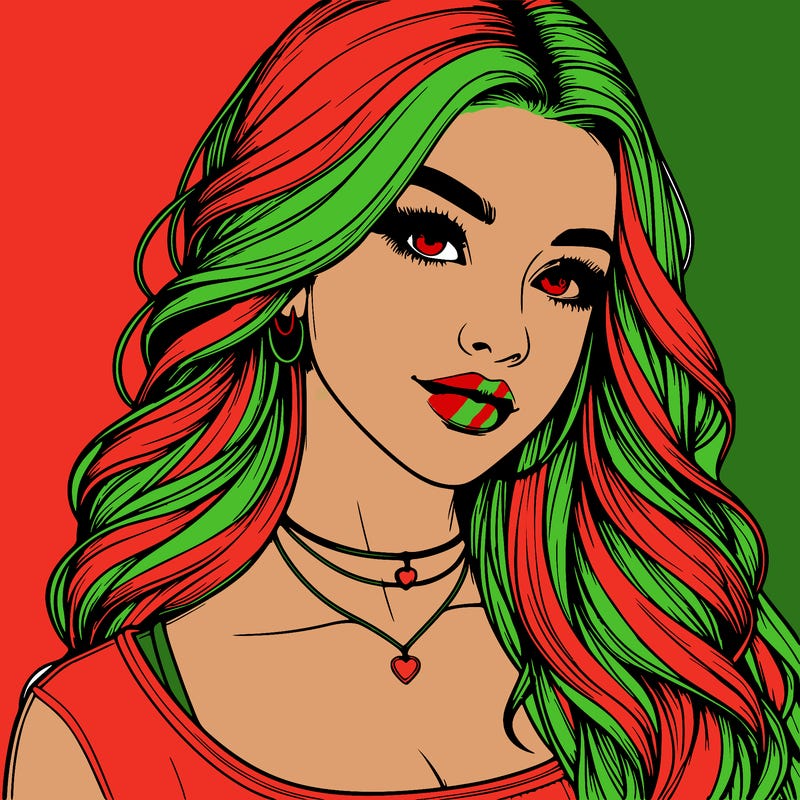 detailed realistic girl