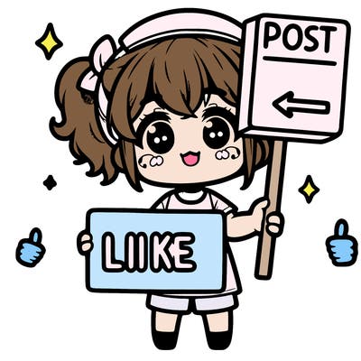 please like my post girl holding a sign