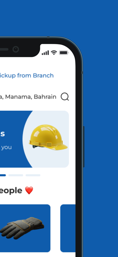 BIM-APP - BIM-APP interface showing safety helmet and work gloves