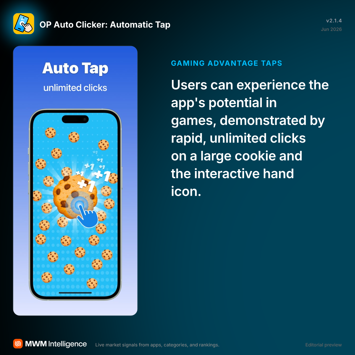 OP Auto Clicker: Automatic Tap - Utilities App | MWM