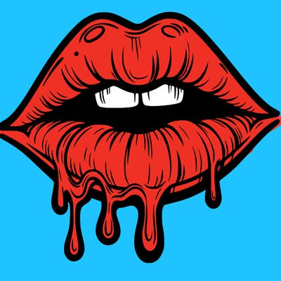 lips that look realistic and drip