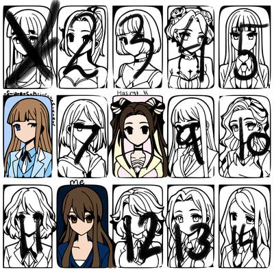 girls that look diffrent anime