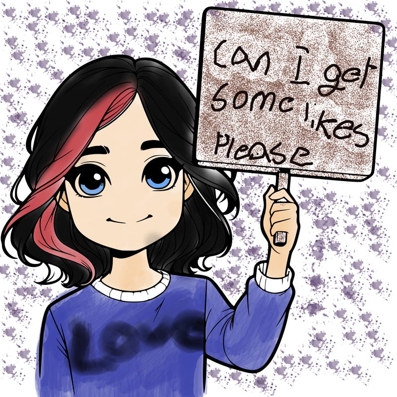 realistic girl holding up a sign