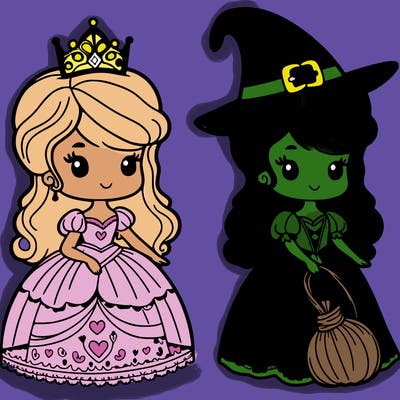 princess as a witch