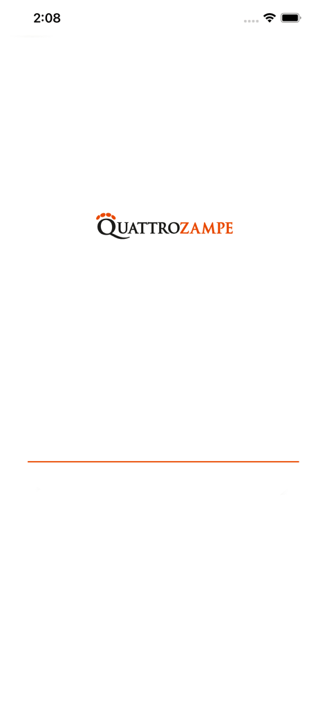 Quattrozampe Edicola Digitale - Launch screen of Quattrozampe Edicola Digitale app featuring the brand logo
