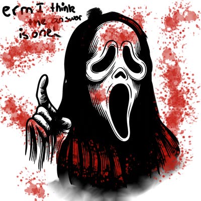 realistic ghostface horror
