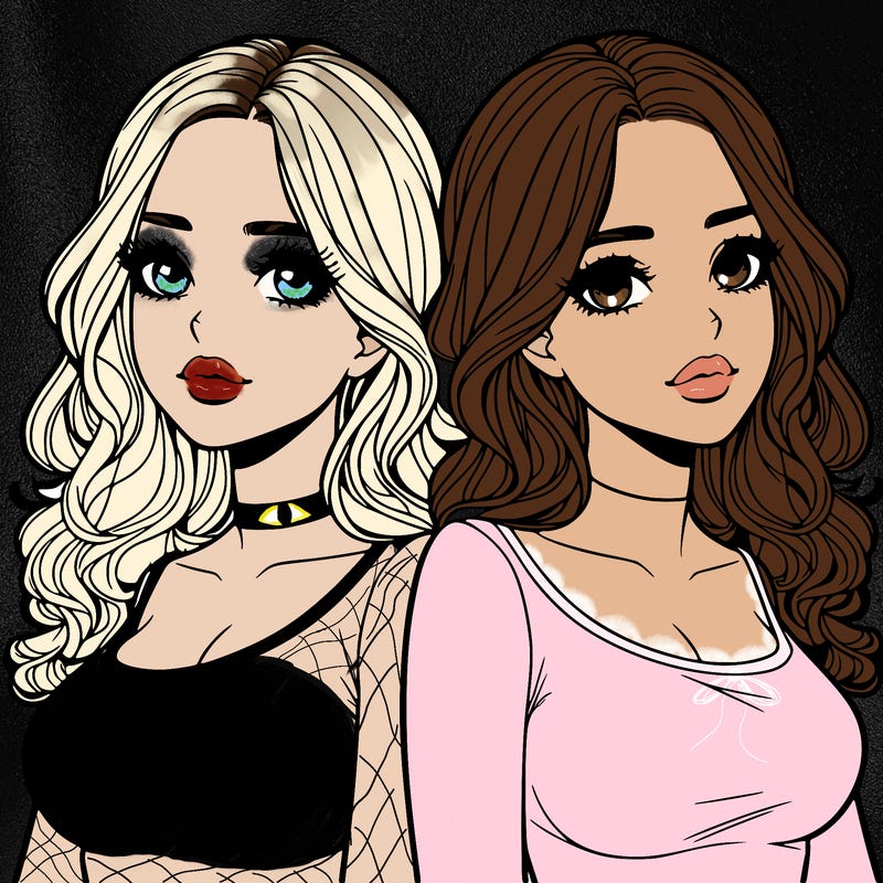 realistic twin sisters